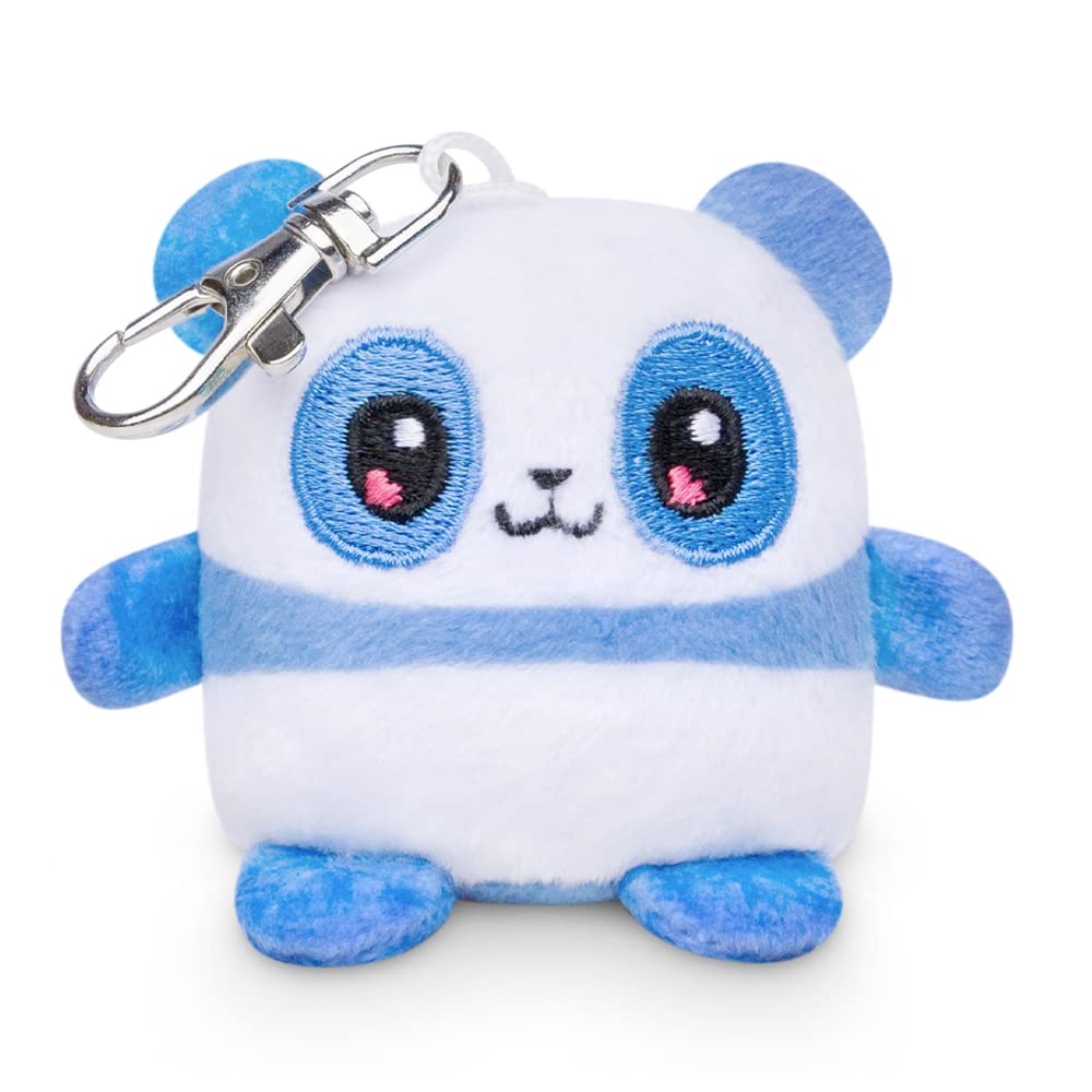 Amazon.com: TeeTurtle | Plushie Charm Keychain | Happy Light Blue